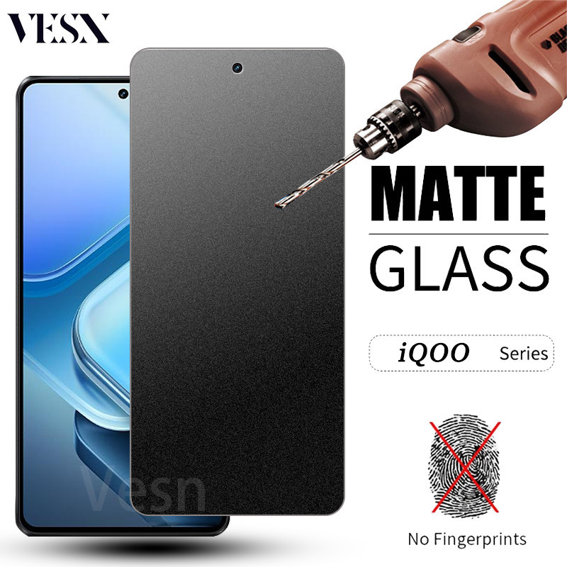 ฟิล์มกระจกด้านเต็มจอสำหรับ VIVO iQOO 13 12 11 Z10 Z10x Z9 Turbo Z9x Neo 10 10R 9 8 Pro 4G 5G 2025