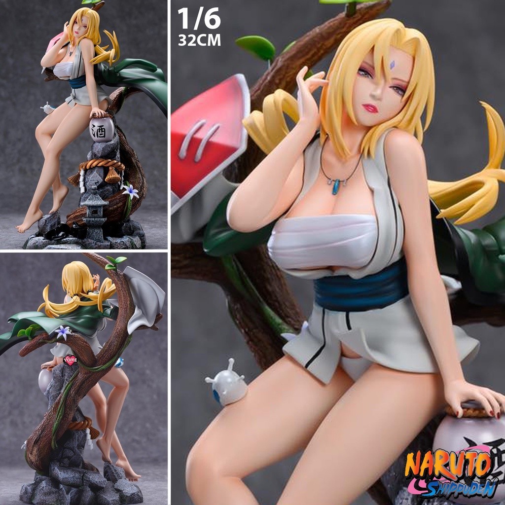 พร้อมส่ง Figure ฟิกเกอร์ Yomi Studio Naruto Shippuden Gals นารูโตะ  Namekuji Tsunade Hime นามาคุจิ ซ