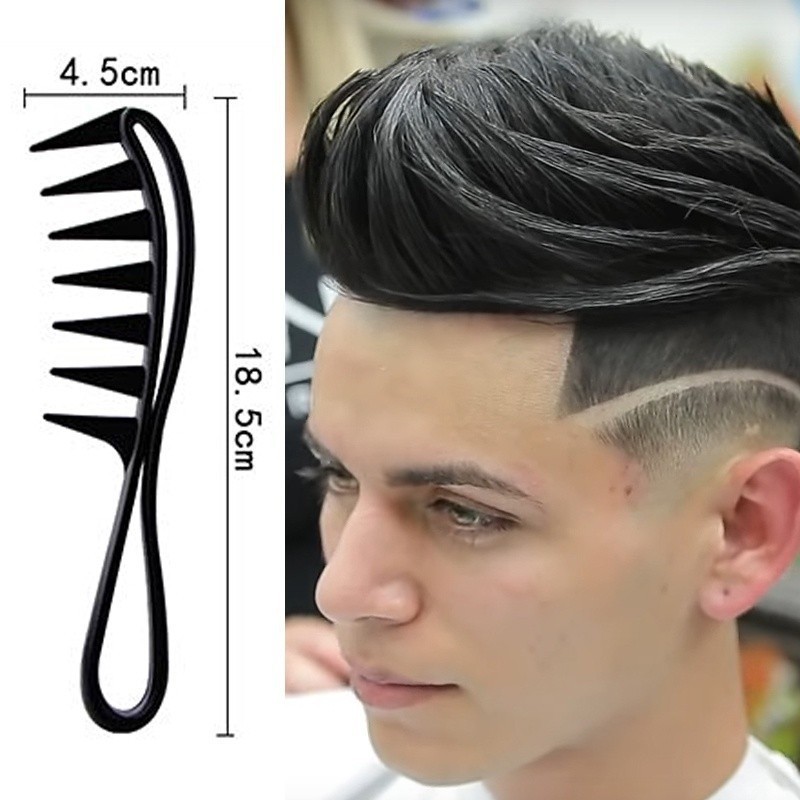 Sevich ผมหยิกป ้ องกันไฟฟ ้ าสถิตย ์ Shark ฟันกว ้ างหวี Curling Salon เครื ่ องมือนวดผม