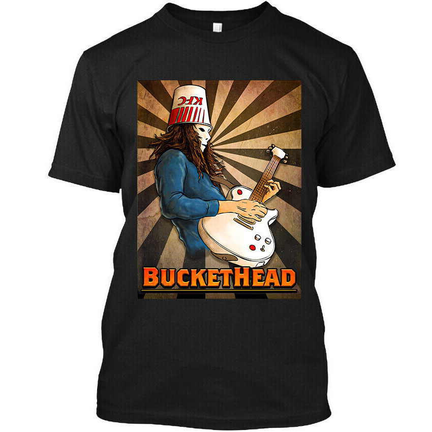 ใหม่ เป็นที่นิยม! เสื้อยืด Buckethead Brian Patrick Carroll American Guitarist