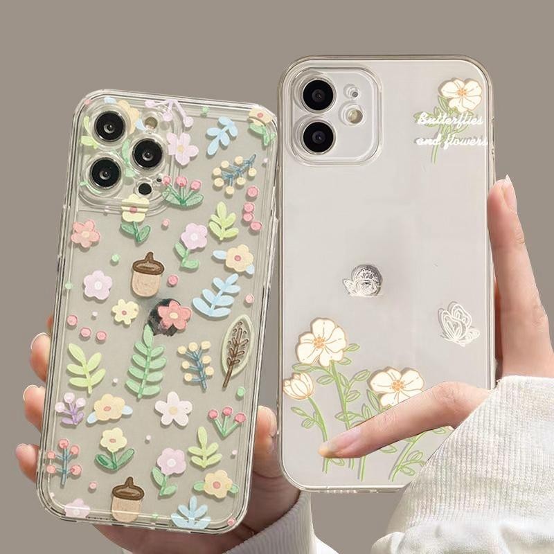 น่ารักดอกไม้สดสําหรับoppo A78 A58 A79 A98 5G A1K F7 F9 F11 Reno 11 10 Pro Plus 11F 8T 4 7Z 8Z 5Z 6Z 5Z 5Z 5Z 5Z 5Z 5Z 5Z 5Z 5Z 5Z 5Z 5Z 5Z 5Z 5Z 5Z 5Z 5Z 5Z 5Z 5Z 5Z 5 6 8 Proฝาครอบโทรศัพท์ซิลิโคนนุ่มรูปแบบ