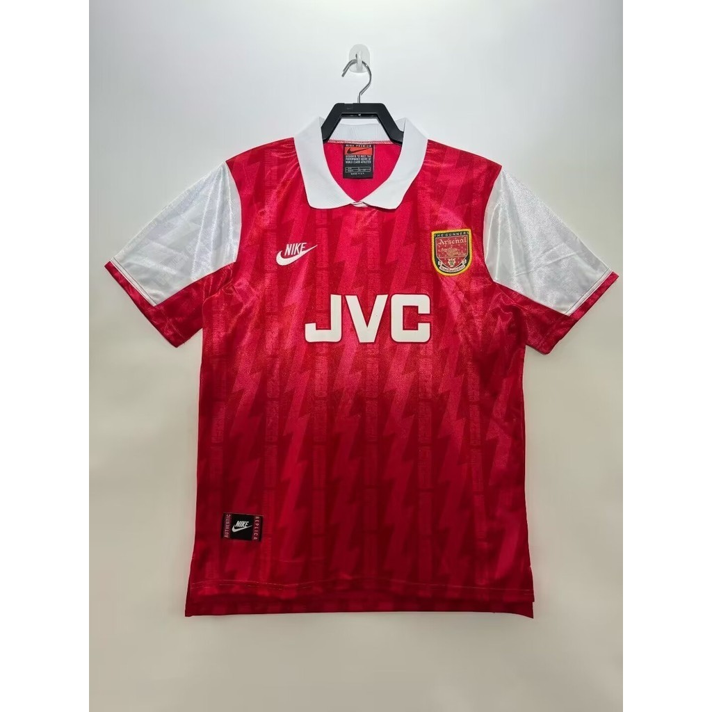 1993-14 Arsenal Home Jersey Retro Edition ฟุตบอลการฝึกอบรม Match Casual Sports Top ปรับแต ่ งได ้