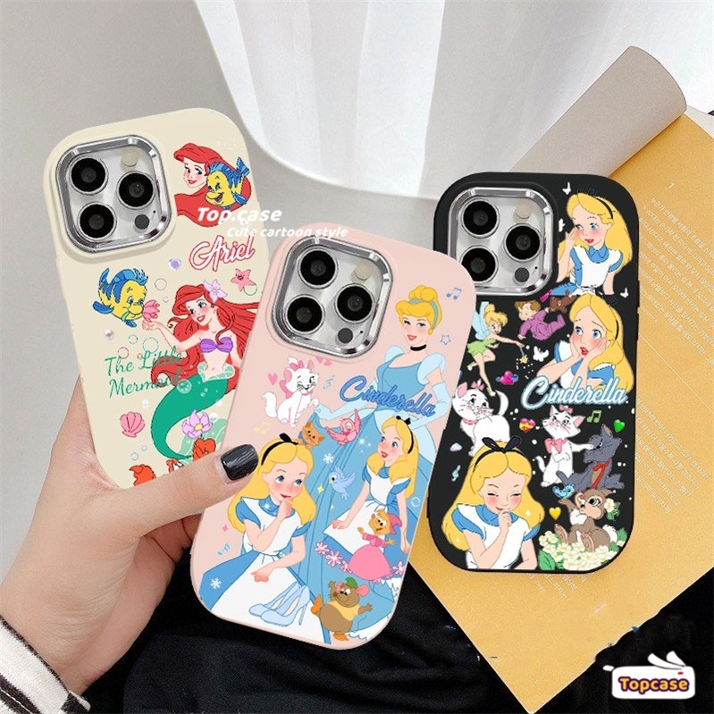 สําหรับoppo A18 A38 A58 A78 A17k A57 A77s A76 A96 A16s A15s A16k A5s A3s A5 A9 A94 A54 A74 A95 A93 A53 2020 การ์ตูนเจ้าหญิงกันกระแทกกันกระแทกกรณี