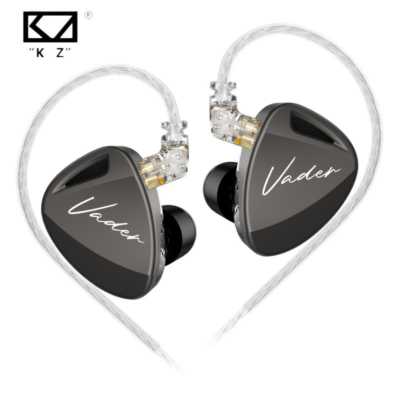Kz Vader 6 หน ่ วยแบบไดนามิกความละเอียดสูงในหู HIFI Wire Controlled ปรับแบบมีสาย Audiophile Music หู