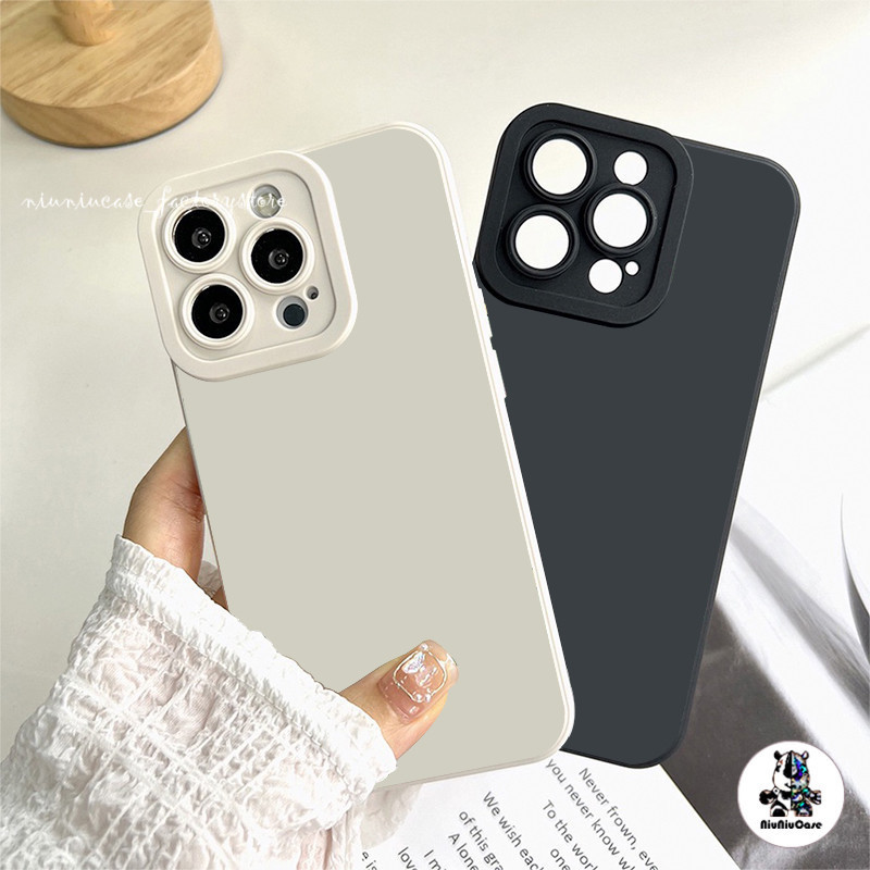 🔥จัดส่งทันที🔥For iPhone 11 13 Case For เคสไอโฟน14 15 12 Pro Max X XR XS MAX 7 8 14 15 Plus รุ่น TPU กรณีซิลิโคนนุ่ม - รูปที่ 2