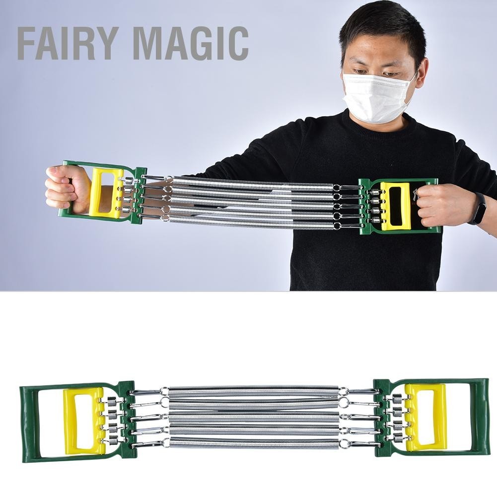 Fairy Magic Spring Steels Fitness Dual Use Chest Expander Arm Developerอุปกรณ์ฝึกออกกำลังกาย