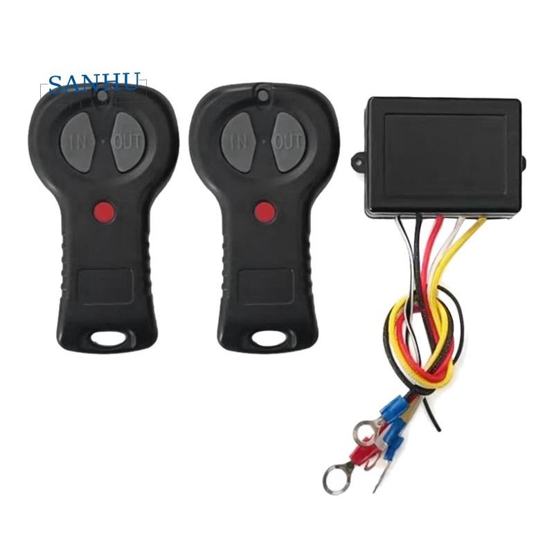 【sanhui14b4 】Universal 12v Wireless Electric Digital Winch Switch Winch Switch Remote Winch Remote C