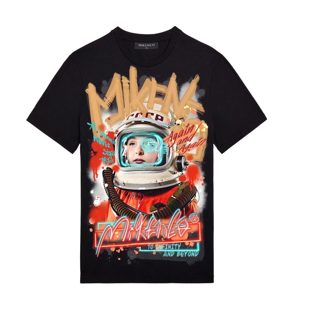 Astron Venus Super Quality Mikenco Astronaut T-shirt, Unisex เสื ้ อยืดS-5XL