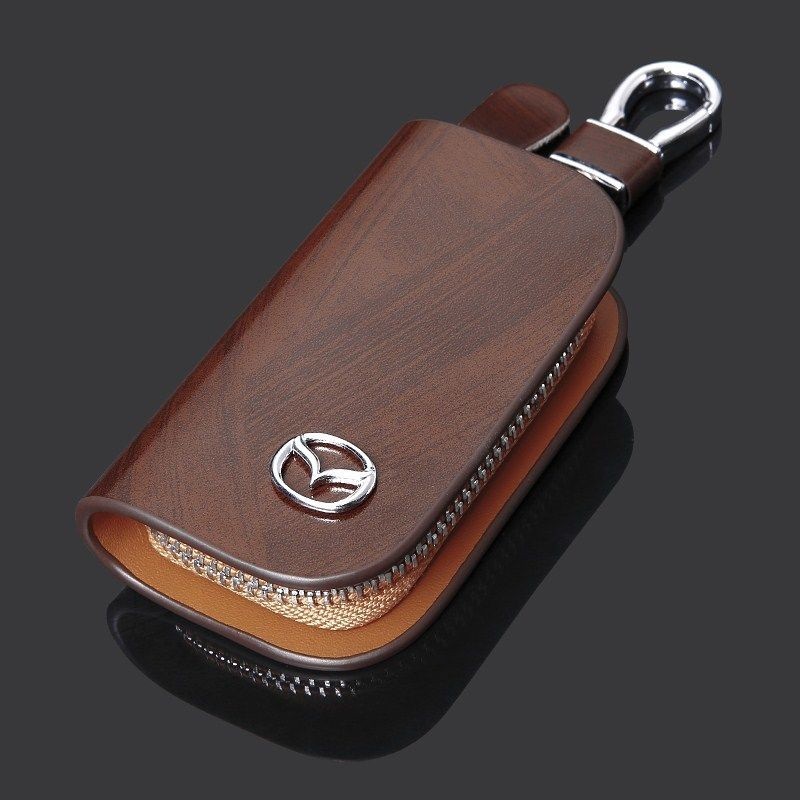 Mg Mazda ฝาครอบกุญแจรถสําหรับ Mazda 2 3 5 6 Axela Atenza CX-3 CX-4 CX-5 CX5 CX-7 CX-9 MX5 ผู้ถือกุญแจรถหนังสมาร์ทรีโมท Fob กรณี KeyChain พวงกุญแจกระเป๋า
