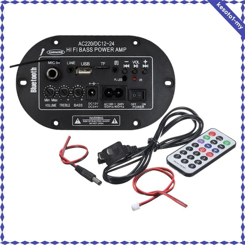 [KesotoafMY ] Power Subwoofer Amp Board Bluetooth Digital Power Amplifier