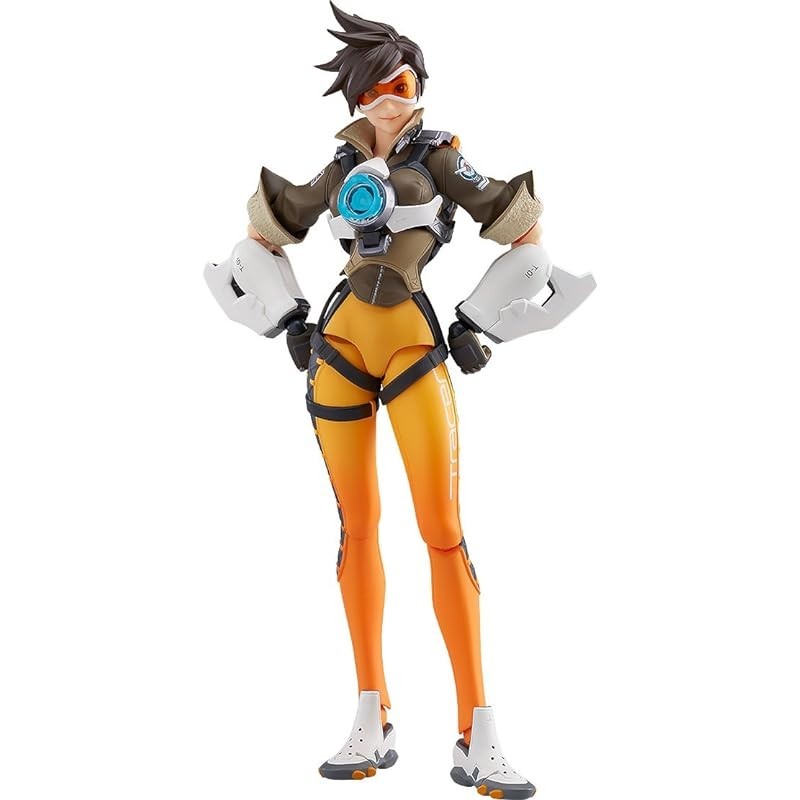 figma Overwatch Tracer Painted non-scale ABS&amp;PVC articulated figure.