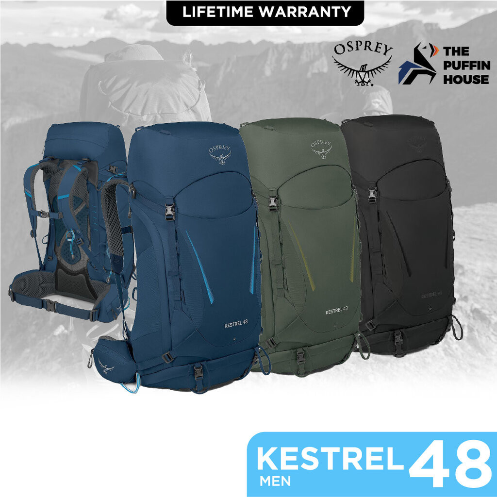 Osprey Kestrel 48 (2023) เป้เดินป่าสำหรับผู้ชาย 48 ลิตร