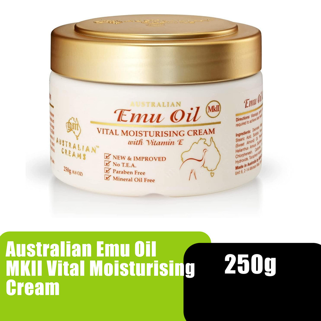 G &amp;M Australian Cream MK Cream II Emu Oil Vital Skin Moisturizer Cream - 250g