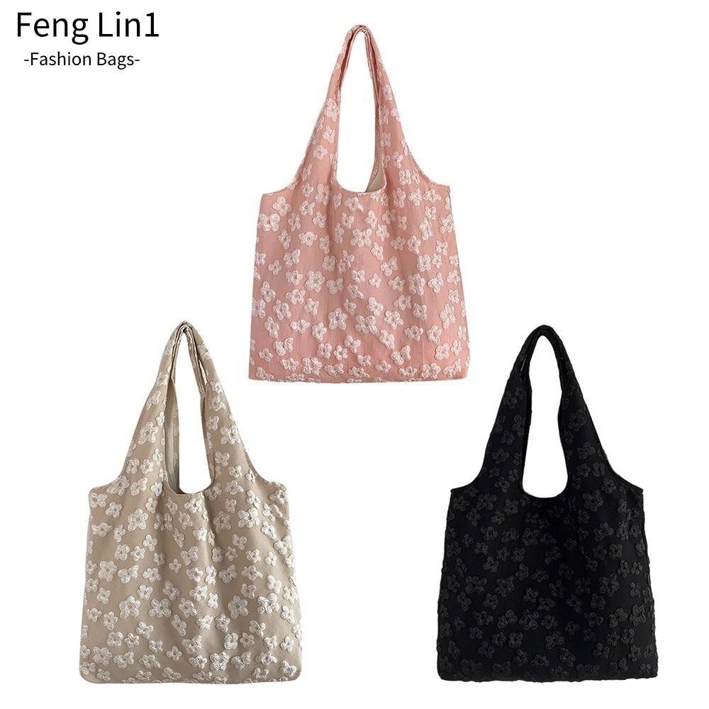 Fengling กระเป ๋ าถือผู ้ หญิงลูกไม ้ ความจุขนาดใหญ ่ Tote กระเป ๋ า