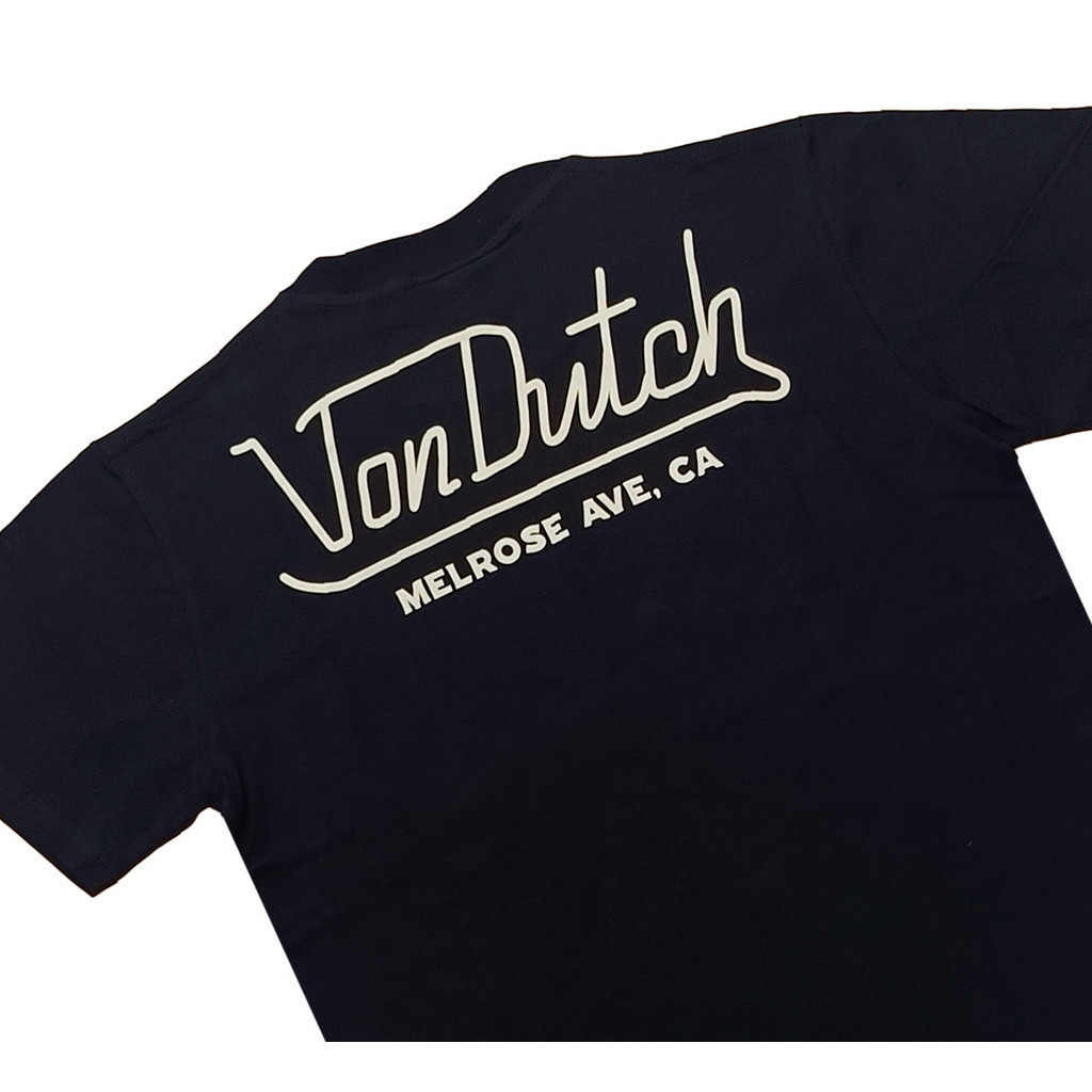 [HOT] เสื้อยืด Von Dutch Q47 สีดํา