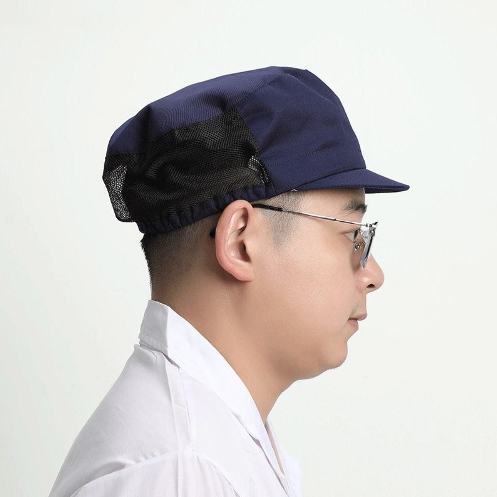 หมวกทํางาน ฮุ่ย, ผ้าบริการอาหารหมวกเชฟ, เก๋ไก๋กันควันฝุ่นตาข่ายระบายอากาศชุดทํางานตาข่ายคลุมผมหมวกโรงแรมร้านอาหาร - รูปที่ 6