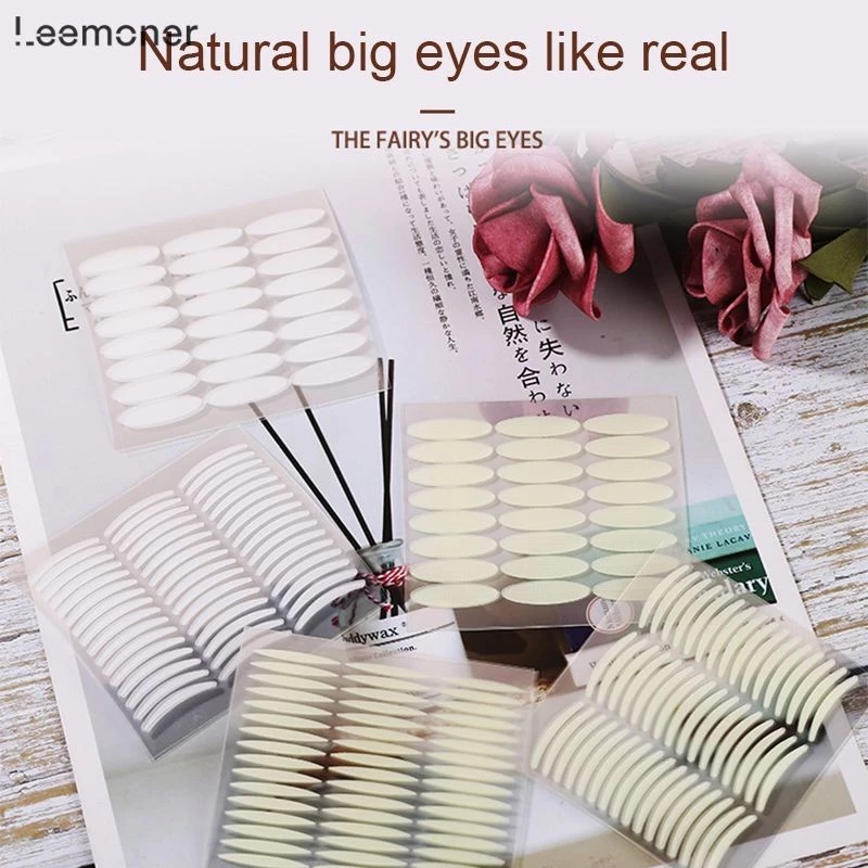Lemon สติกเกอร์ตาสองชั้น สติกเกอร์ทำตาสองชั้น เทปปิดตา ไร้รอย สีผิวธรรมชาติ มองไม่เห็น ติดทน-LN
