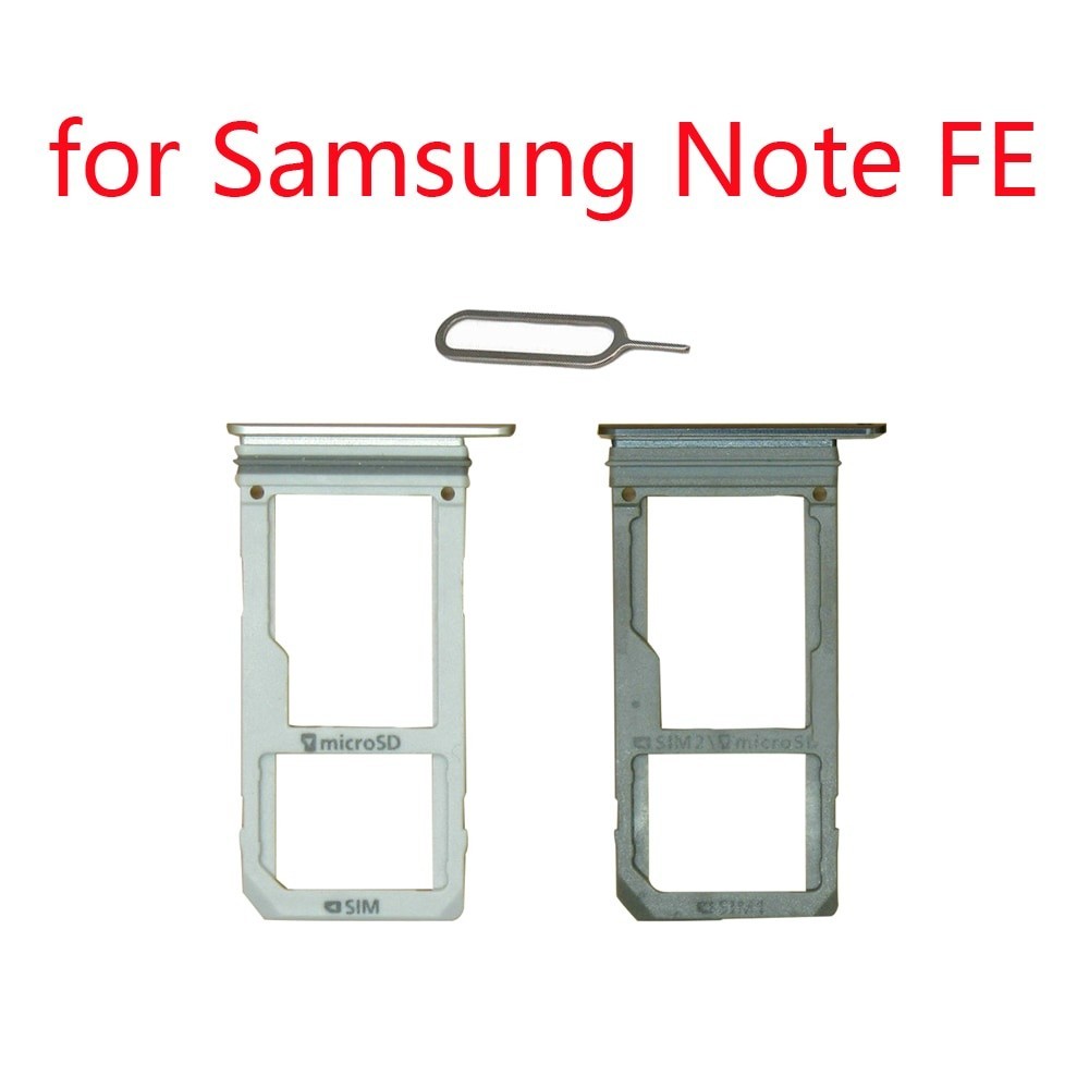 ซิมการ ์ ดถาดสําหรับ Samsung Note FE N935 Galaxy Note Fan Edition ที ่ อยู ่ อาศัยโทรศัพท ์ เดิมใหม ่ Micro SD ซิมการ ์ ดอะแดปเตอร ์ สล ็ อต