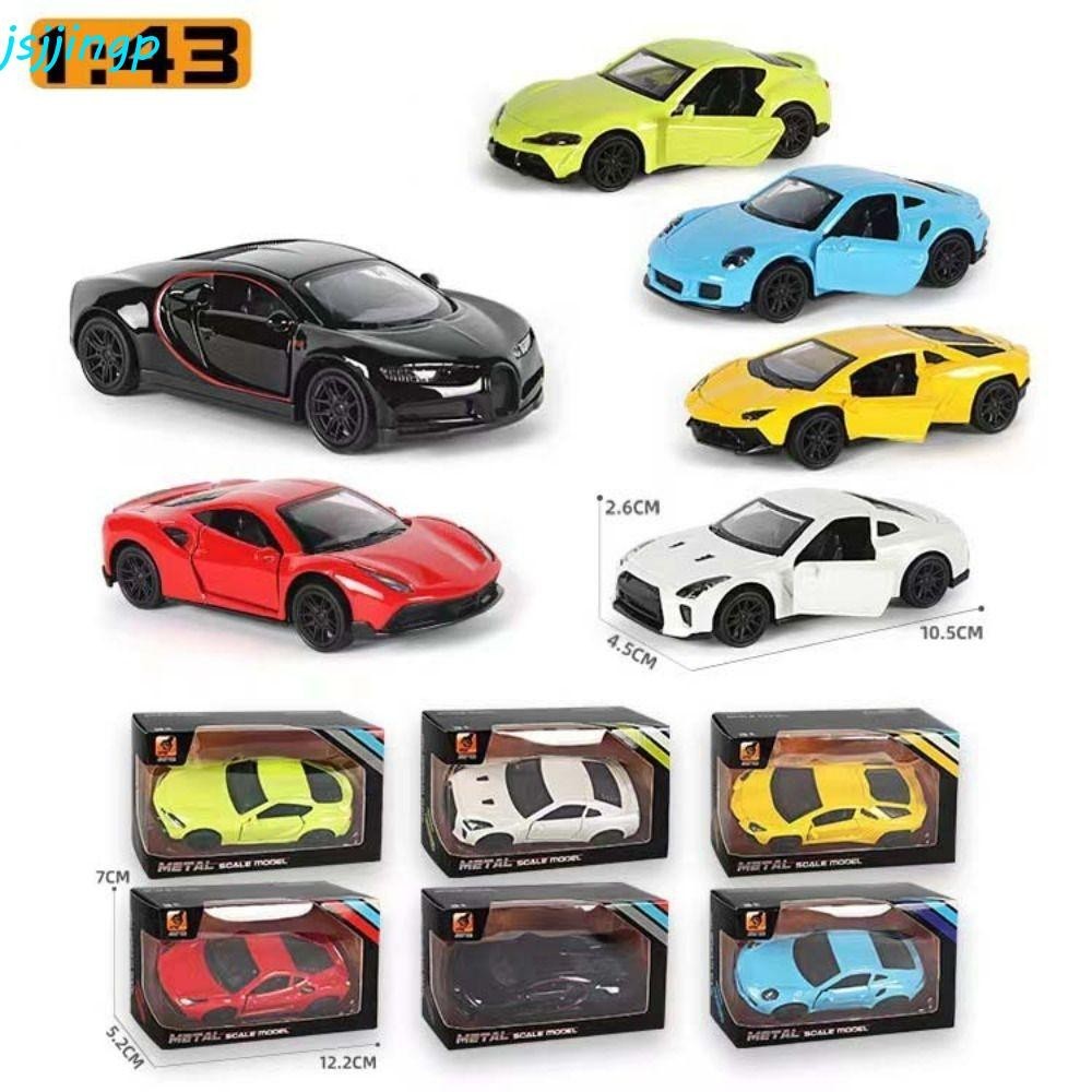 PORSCHE Jsjjingp 1:43ปอร์เช่อัลลอยรถรุ่น,โลหะผสมรุ่นรถจําลองรถสปอร์ตของเล่น,เปิดประตูของเล่นของจิ๋วรถสปอร์ตโลหะของขวัญคริสต์มาส