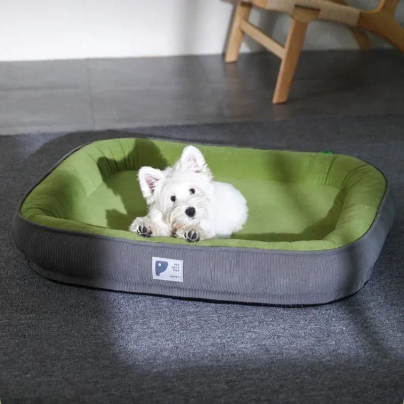 สัตว์เลี้ยง Kennels ฤดูหนาว Warm Bed Mat สําหรับสุนัขขนาดเล็กแมวที่ถอดออกได้เสื่อสุนัขสัตว์เลี้ยง Deep Sleeping Supplies
