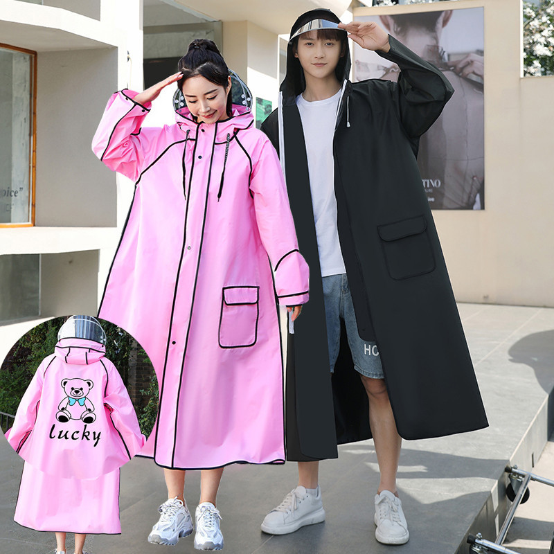 ชุดกันฝนอย่างดีหนาๆ ชุดกันฝนขี่มอเตอร์ไซค์ เสื้อกันฝน ผู้ใหญ่ ชุดกันฝน