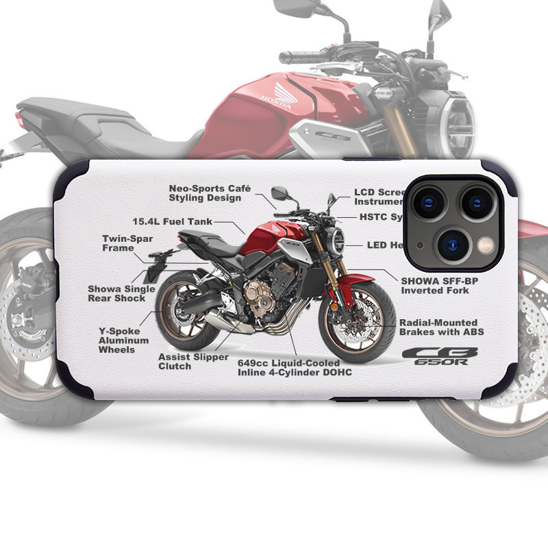 Honda CB650R หัวรถจักรรถจักรยานยนต ์ เคสเหมาะสําหรับ iPhone11xs12 Apple 14promax13