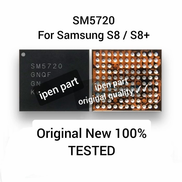 EC99 IC Cas Sm5720 Samsung Galaxy S8 Plus เครื่องชาร์จทดสอบดั้งเดิม