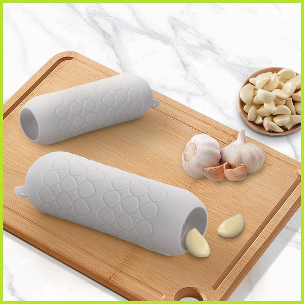 กระเทียม Peeler ซิลิโคนหลอด Roller สําหรับง ่ าย Skin Removal Garlic Stripper Quick to Peeled กระเทียมกานพลูครัว unhcxeth