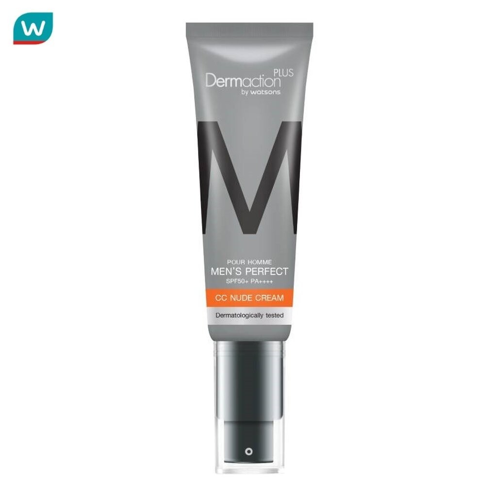Dermaction Plus by Watsons เดอมาแอคชัน พลัส บาย วัตสัน พัว ออมม์ เมนส์ เพอร์เฟค ซีซี นู๊ด ครีม SPF50+ PA++++