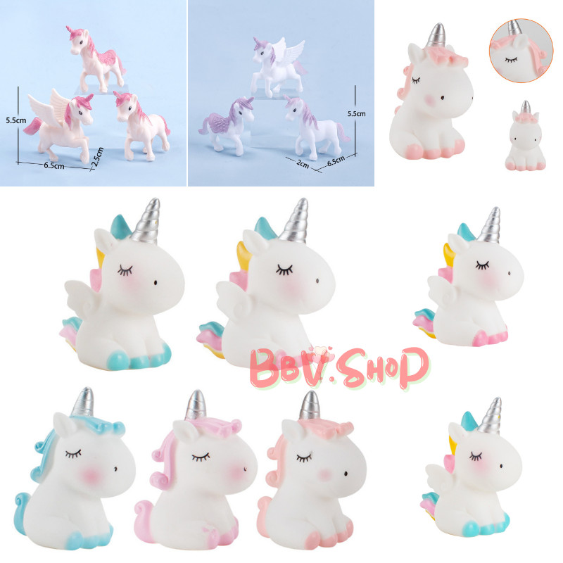 โมเดล ยูนิคอร์น โมเดลแต่งเค้กยูนิคอร์น Unicorn ตุ๊กตาแต่งเค้ก🇹🇭 🚚พร้อมส่งในไทย🚚 🇹🇭