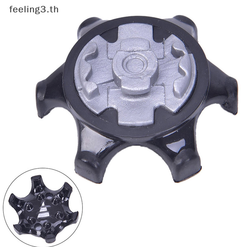 { Feeling3.th } 10 ชิ้น TPR Golf Shoe Spikes เปลี่ยน Champ Cleats Pins Fast Twist Turn Screw