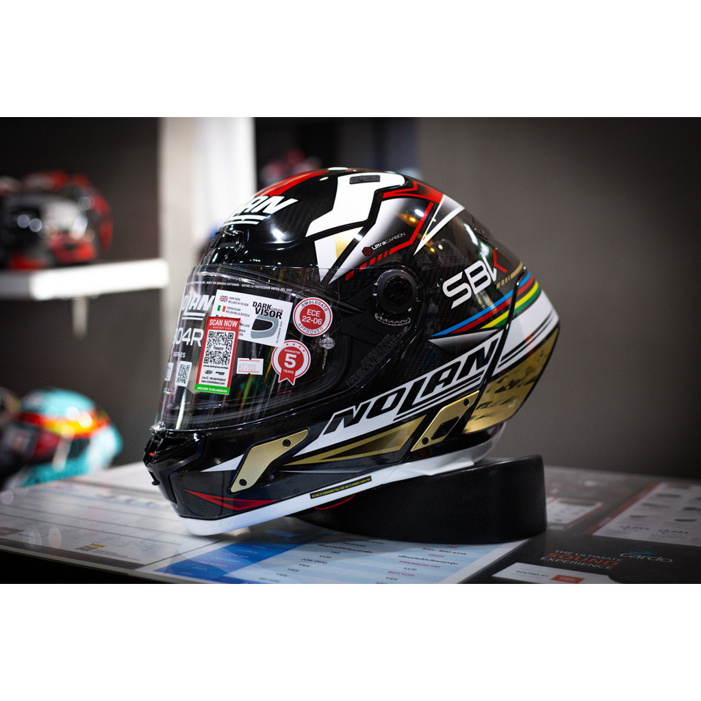 หมวกกันน็อค NOLAN รุ่น X-804 RS ULTRA CARBON SBK