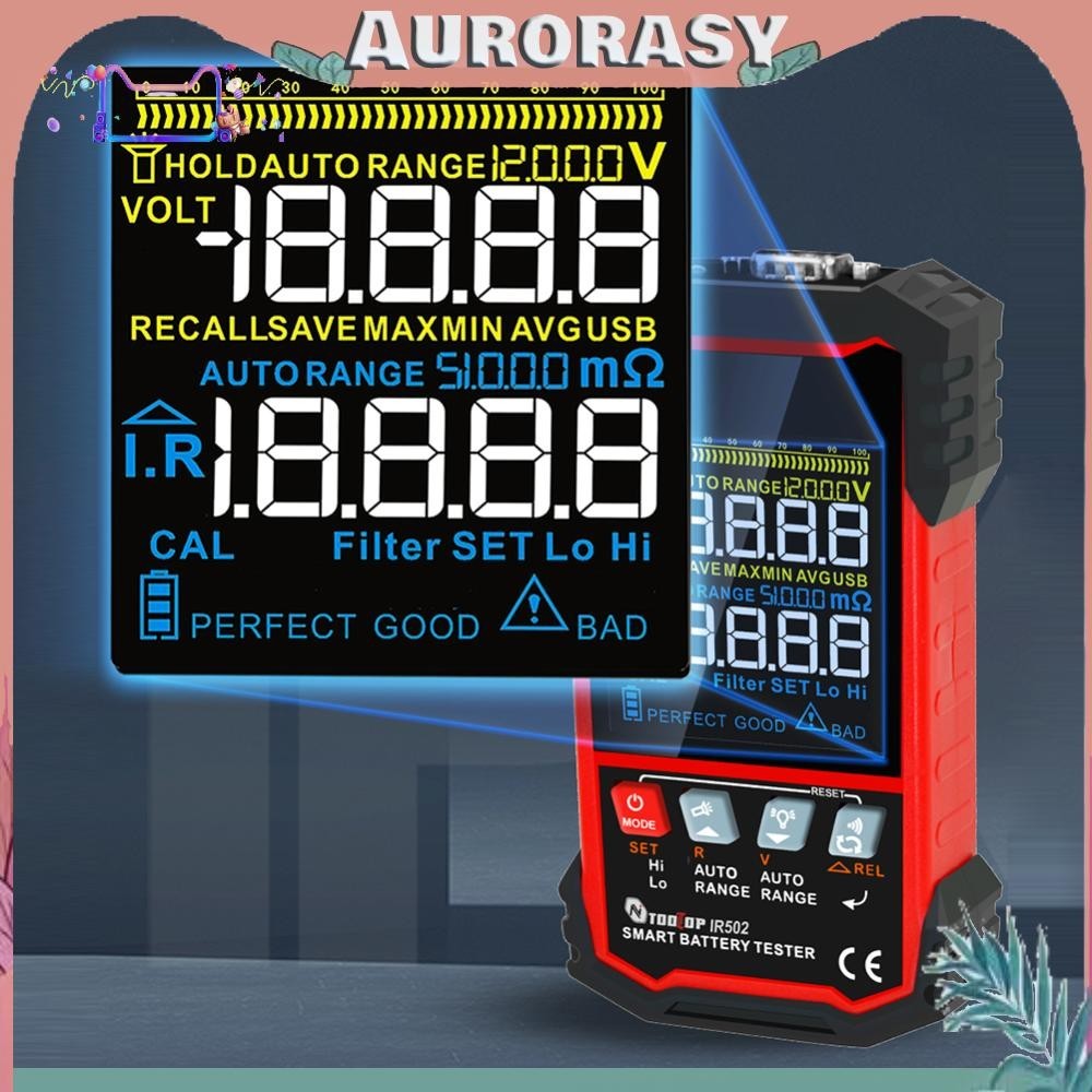 [AS ] Ir500/ir502 เครื ่ องทดสอบความต ้ านทานภายในแบตเตอรี ่ 120V 0.000m -500 ความแม ่ นยําสูง