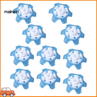 [Ma] 10 ชิ้นรองเท้ากอล์ฟ Spikes Fast Release Ultra Thin เปลี…