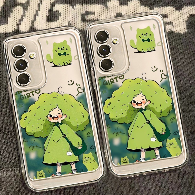 เคสโทรศัพท์มือถือ TPU นิ่ม สําหรับ Samsung A05 A12 A13 A15 A21S A34 A35 A53 A54 A55 S21FE S24Ultra