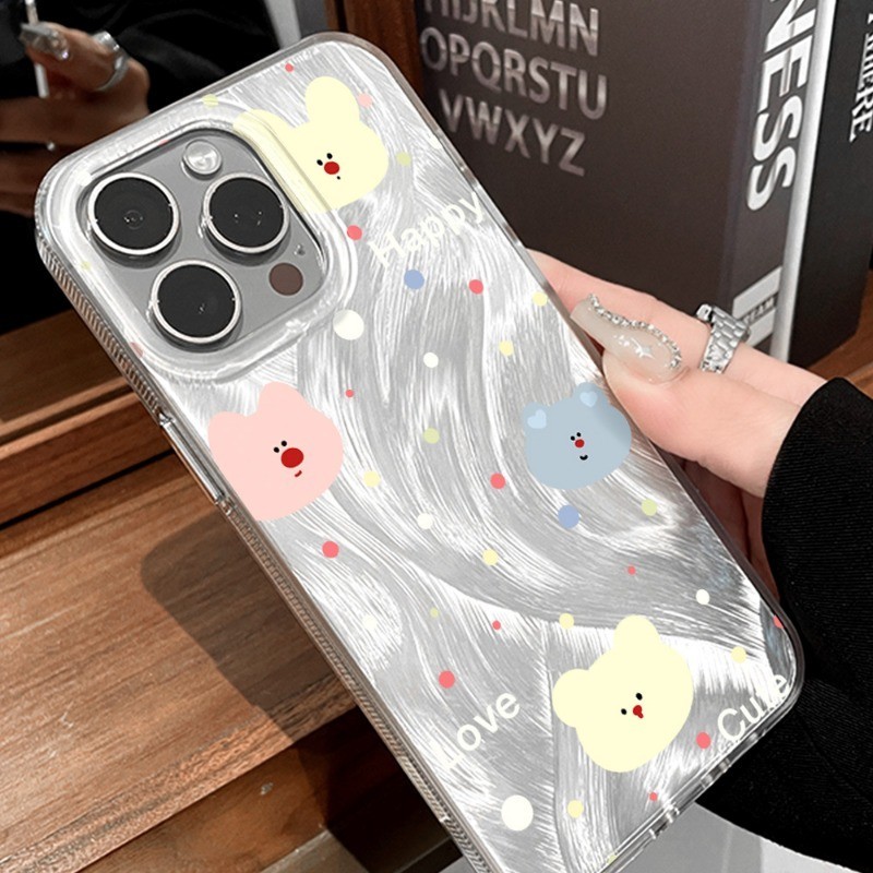 เคส For เคสไอโฟน 15 For iPhone 11 15 Pro Max 12 13 14 Pro Max เคสไอโฟน13 Case Cover เคสโทรศัพท์มือถือเส้นด้ายขนนก IMD