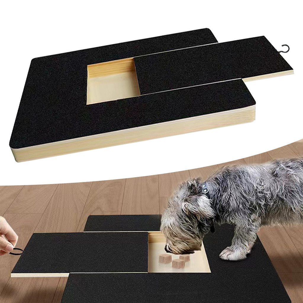 2024 ใหม่สุนัขเล็บแฟ้มบอร์ดไม้ Scratcher Board Scratch ปฏิบัติสแควร์ปลอดภัยสบายเล็บ Trimmer สัตว์เลี้ยง Grooming อุปกรณ์เสริม