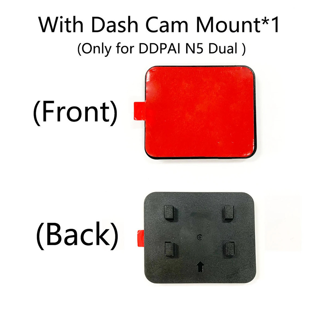 สําหรับ DDPAI Dash Cam N5 Dual Mount Static สติกเกอร์สําหรับ DDPAI รถ DVR N5 Dual ฟิล์มขาตั้งผู้ถือ
