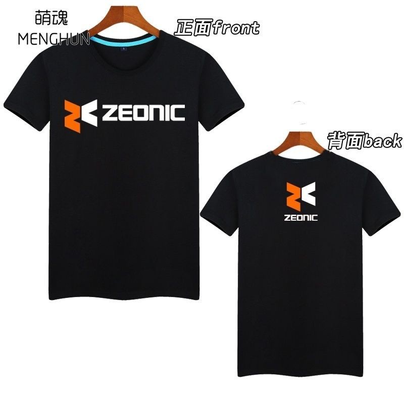 Gundam series เสื้อยืด ZEONIC บริษัท เสื้อยืด Mobi ใส่สบายๆ เสื้อกีฬา สีขาว น่ารัก oversize ธรรมดา ส