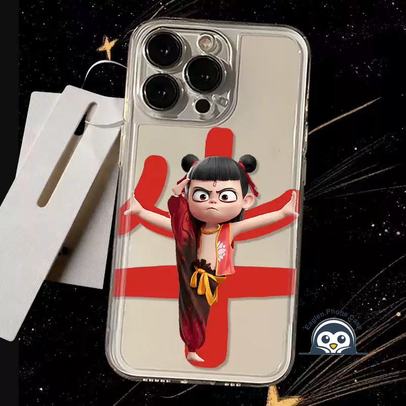 การ์ตูน Nezha Clear เคสโทรศัพท์สําหรับ Realme GT7 GT6 GT 6T Master Edition หมายเหตุ 50 GT5 GT2 Pro G