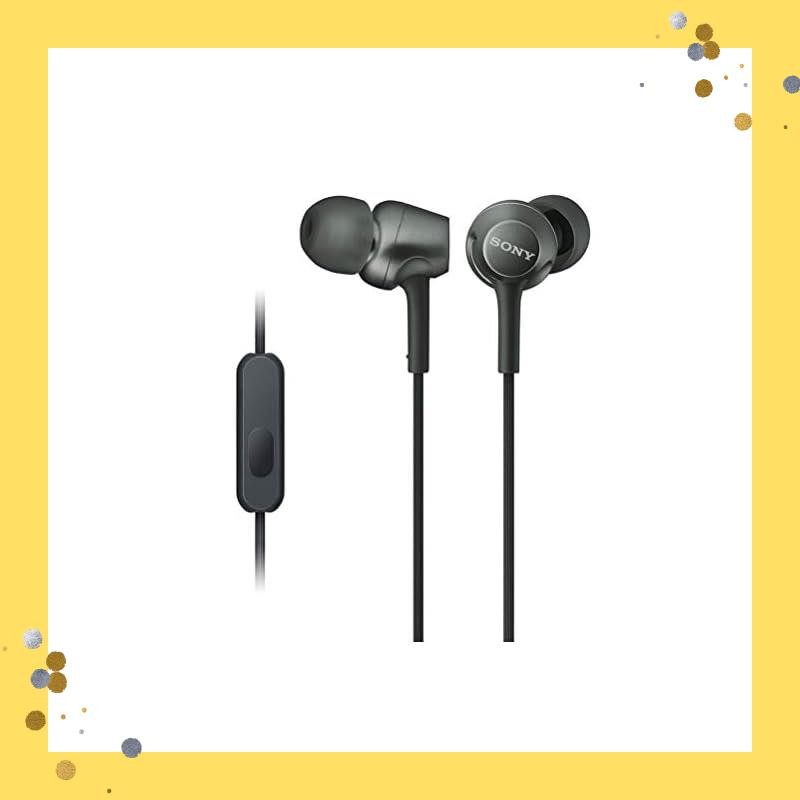 Sony MDR-EX255AP Earphone : Canal type with remote control and microphone Black MDR-EX255AP B