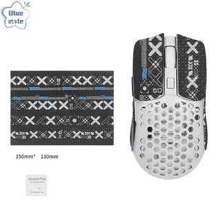Bluestyle 15*11 ซม.DIY Anti-Slip เกมไร้สาย Universal สไตล์สติกเกอร์เมาส์ Sweat-Proof Mouse Grip เทปสวมใส่ PC Desktop แล็ปท็อปใหม่