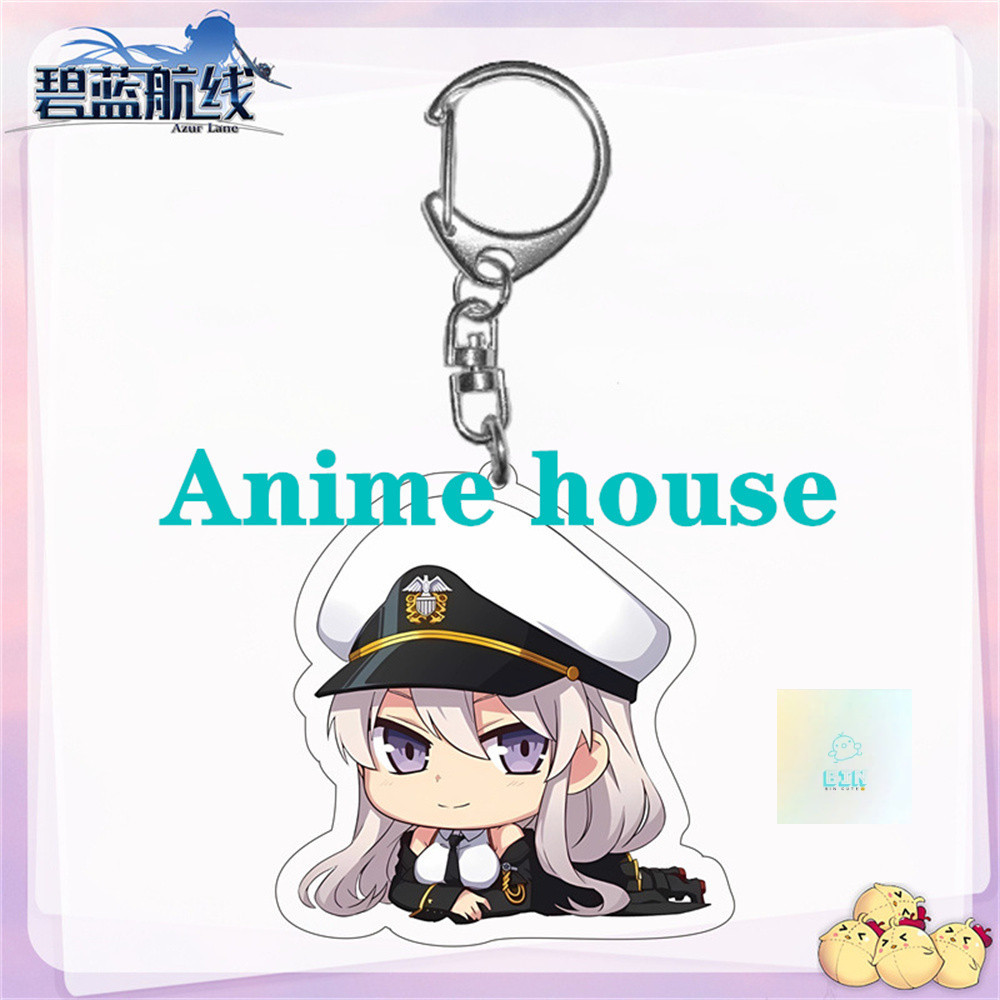 พวงกุญแจ โมเดลสแตนดี้อนิเมะ Azur Lane ของตกแต่งโต๊ะเรียน