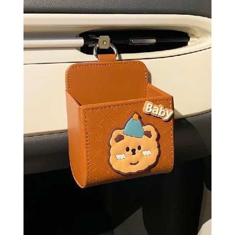 ขายร้อน รถ อากาศ ทางออก กล่องเก็บการ์ตูนรถเก็บโทรศัพท์มือถือแขวนกระเป๋าสร้างสรรค์รถตกแต่งภายในกล่องเก็บ - รูปที่ 6