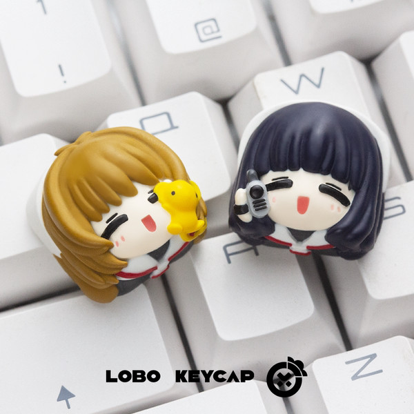 keycap ใส คีย์แคป เมจิกการ์ดเกิร์ลซากุระ!Kinomoto Sakura Daoji Tomoyo Variety Sakura Kuro Magician ป