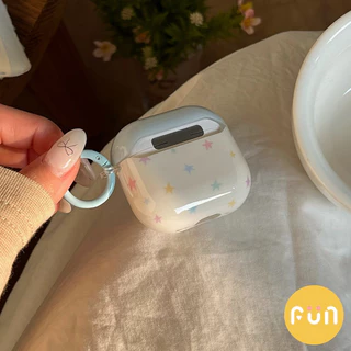 เคสป้องกันหูฟัง Star สีสันสดใสระดับพรีเมียมเข้ากันได้กับ Airpods 1 2 3 4 Pro Pro2 Airpods1 IMD ฝาครอบชุดหูฟังกันกระแทก