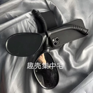 Iphone 11 16 13 Spoof กระจกมองหลังรถจักรยานยนต์ Tricky เหมาะสําหรับ Apple 16pro เคสโทรศัพท์ 15/14 12 XR XSMAX X/XS 13ProMAX 12ProMax 11Promax 12Pro 14Pro 7Plus 8Plus 7/8/SE2020 15Pro 6Plus 6Plus 6Splus