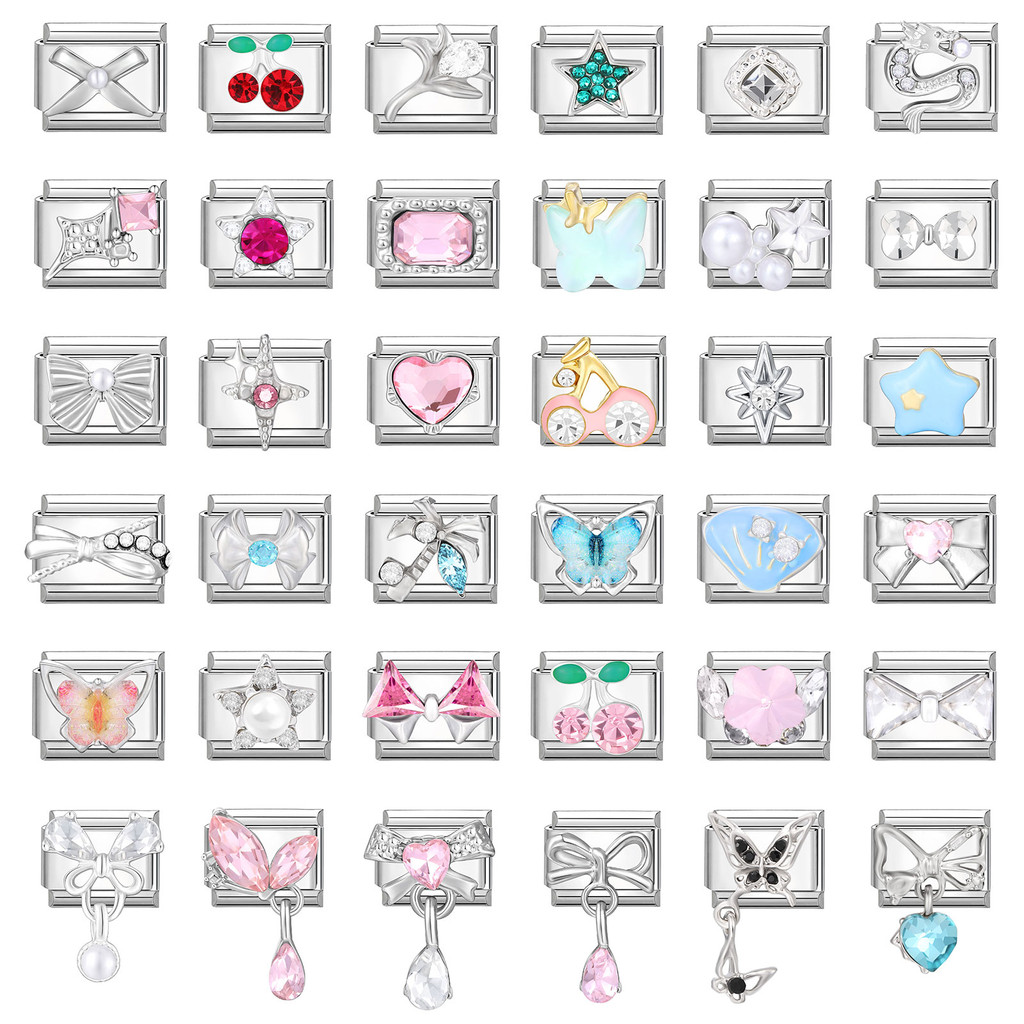 ยอดนิยม F1 รถการแข่งขันอิตาเลี่ยน charm สร้อยข้อมือ links fit 9 มม.สร้อยข้อมือสแตนเลส DIY เครื่องประดับทํา
