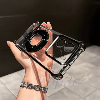 เคส Redmi Note 14 5G / Note14 4g สไตล์วงเล็บถุงลมนิรภัยป้องกันการตกเคสโทรศัพท์โปร่งใส CDSJ,,