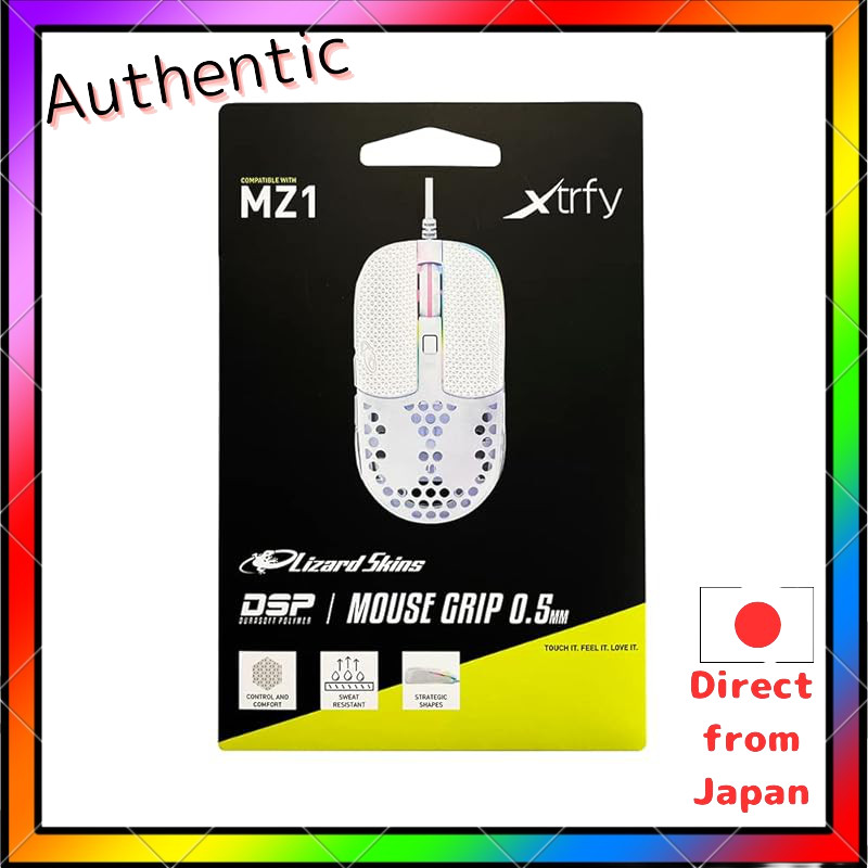 Xtrfy Mz1 Lizard Skins Dsp Mouse Grip (สีขาว) - รับประกันตัวแทนจําหน่ายที่ได้รับอนุญาต
